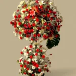 Everlasting Honor flower stand by RosaBella Flowers