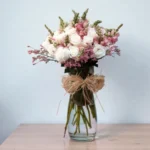 Pastel Reverie flowers in vase by RosaBella Flowers