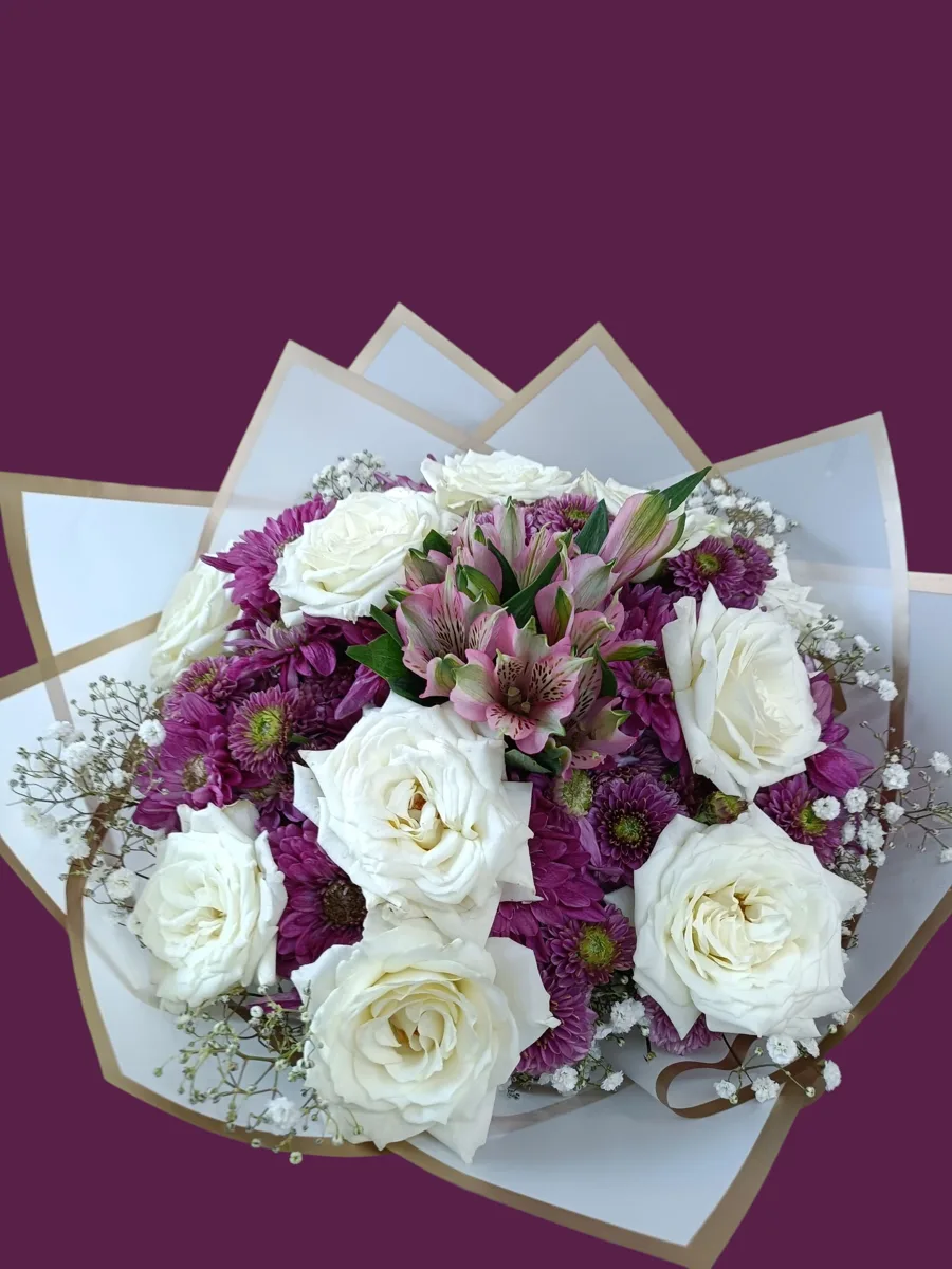 Royal Orchid – Purple Flower Bouquet Royal Orchid purple flower bouquet by RosaBella Flowers